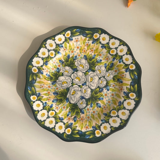 Beautiful Floral - Designed Plate
